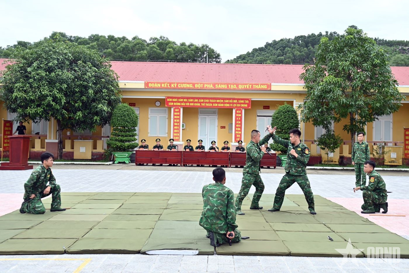 Kiểm tra, động viên đội tuyển võ thuật Bộ đội Biên phòng TP Huế